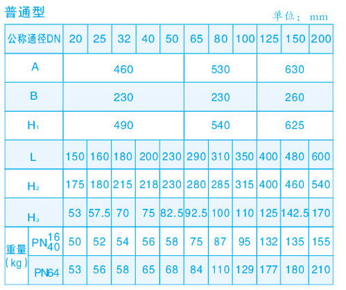 電動調節閥尺寸圖